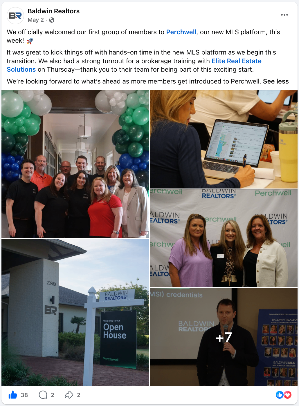 Baldwin REALTORS® — first cohort welcomed to Perchwell